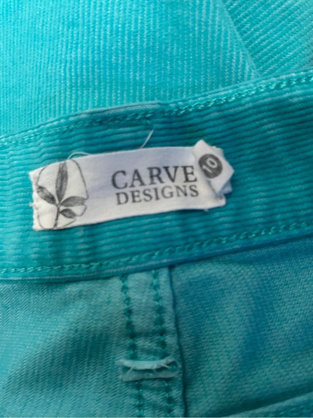 Carve Designs Oahu 5.5” Corduroy Shorts Women’s Size 10 NWOT Relaxed - Picture 4 of 7